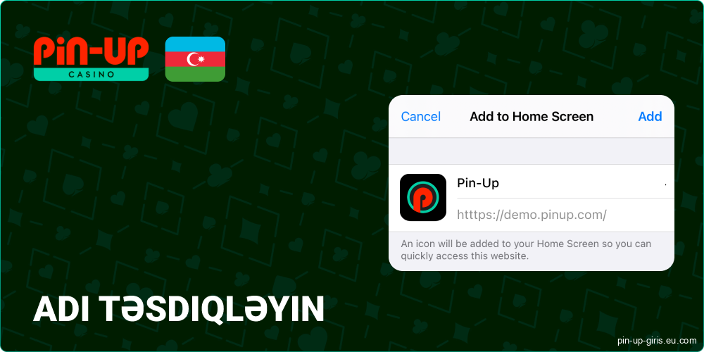 Ekranın yuxarı sağ küncündəki "Əlavə et" düyməsinə vurun.